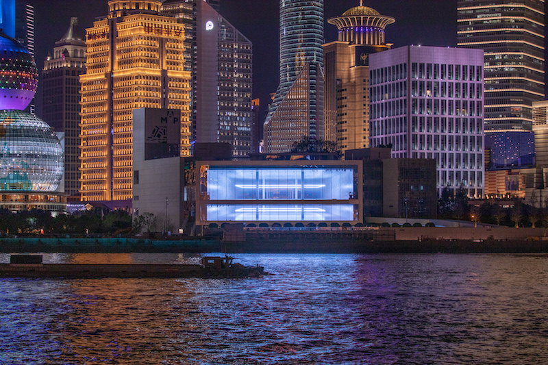 将于2021年夏開放(fàng)的浦東美術館夜景 浦東美術館 供圖